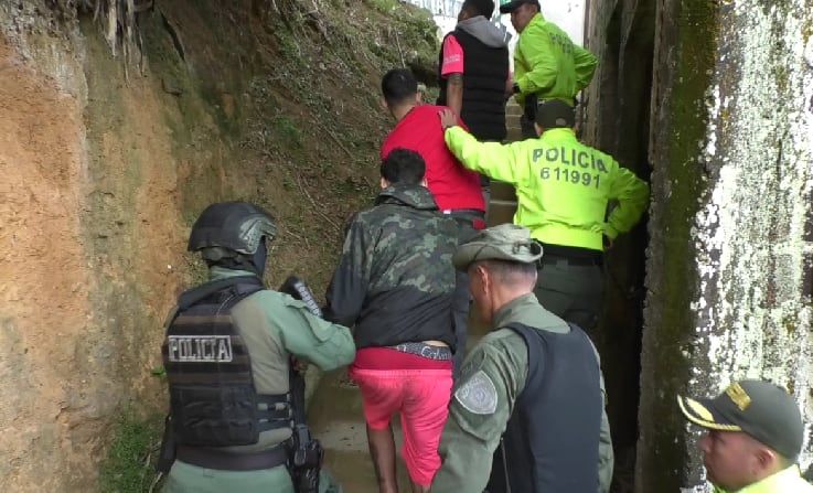 Entre los capturados se encuentran personas venezolanas.