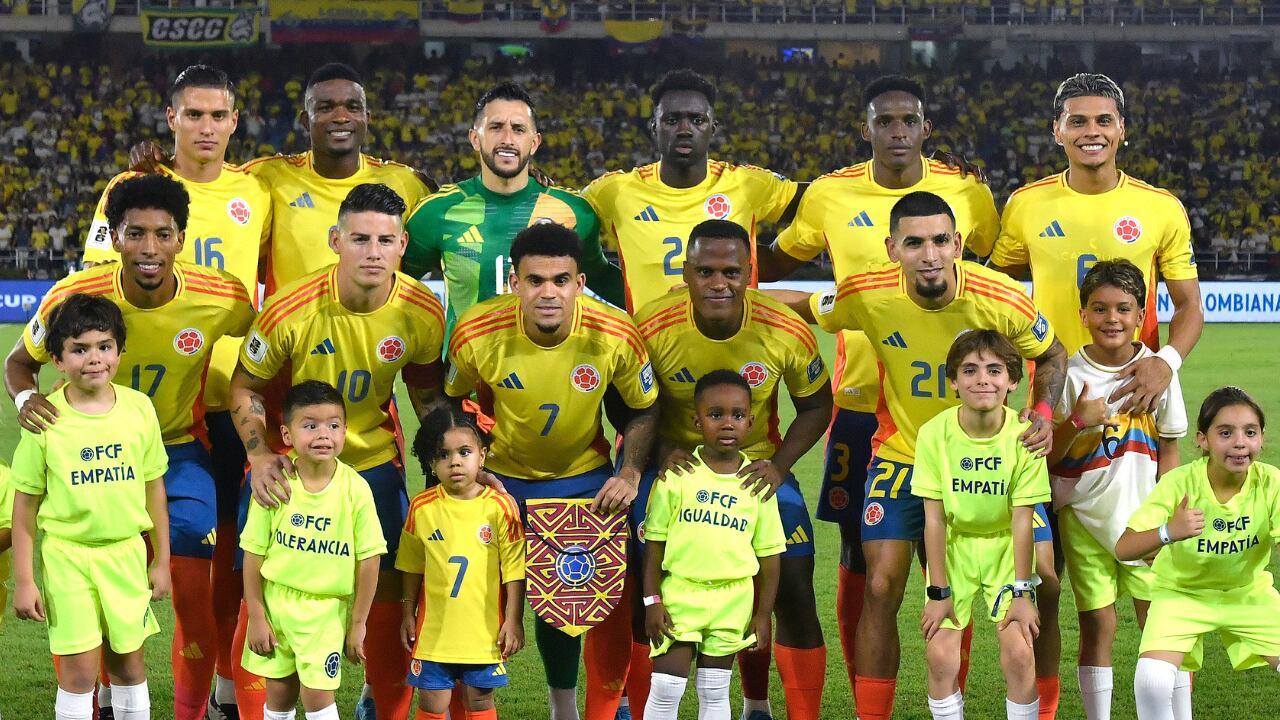 Selección Colombia en el último juego del 2025 ante Ecuador en Barranquilla