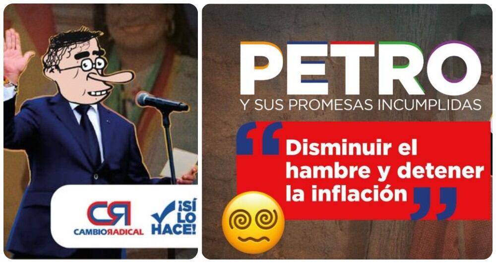 La campaña de Cambio Radical contra Gustavo Petro.