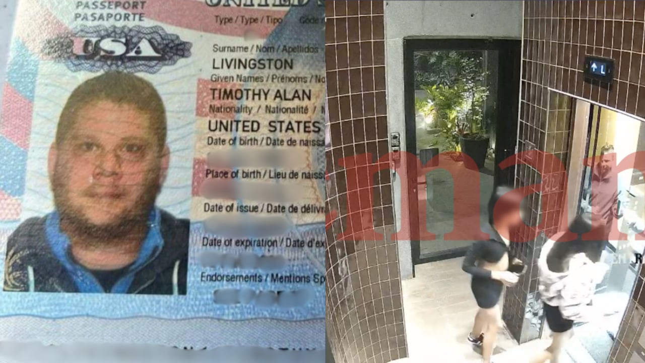 Timothy Alan Livingston, hallado con dos niñas en hotel de El Poblado, en Medellín.