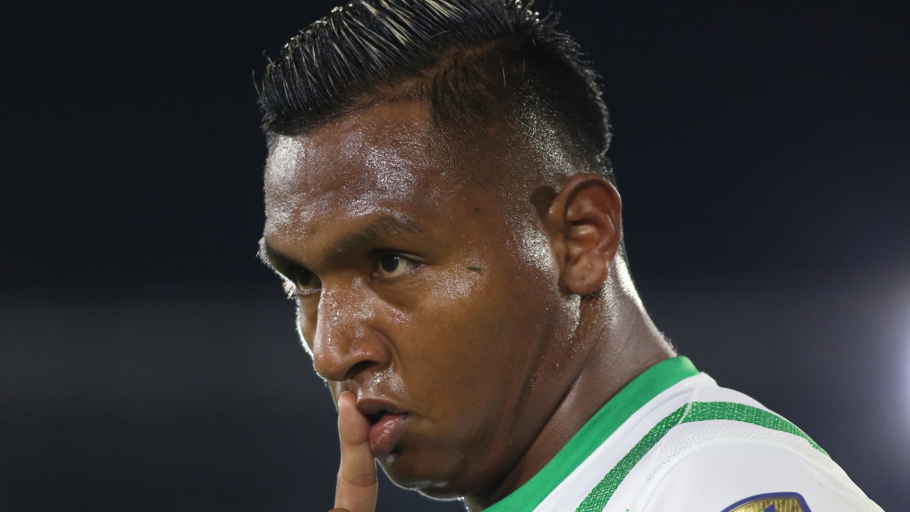 Alfredo Morelos, delantero titular de Atlético Nacional
