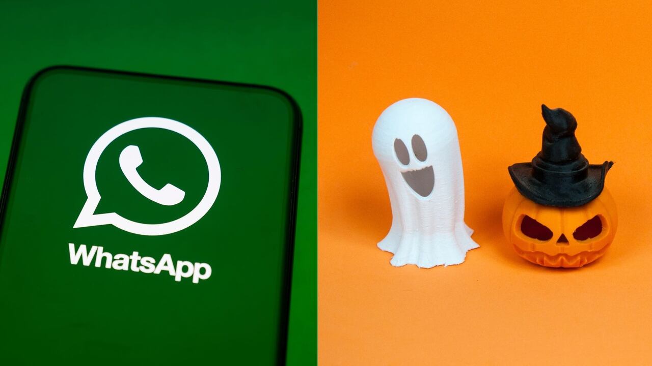 Algunas personas celebran Halloween por aplicaciones de mensajería como WhatsApp.
