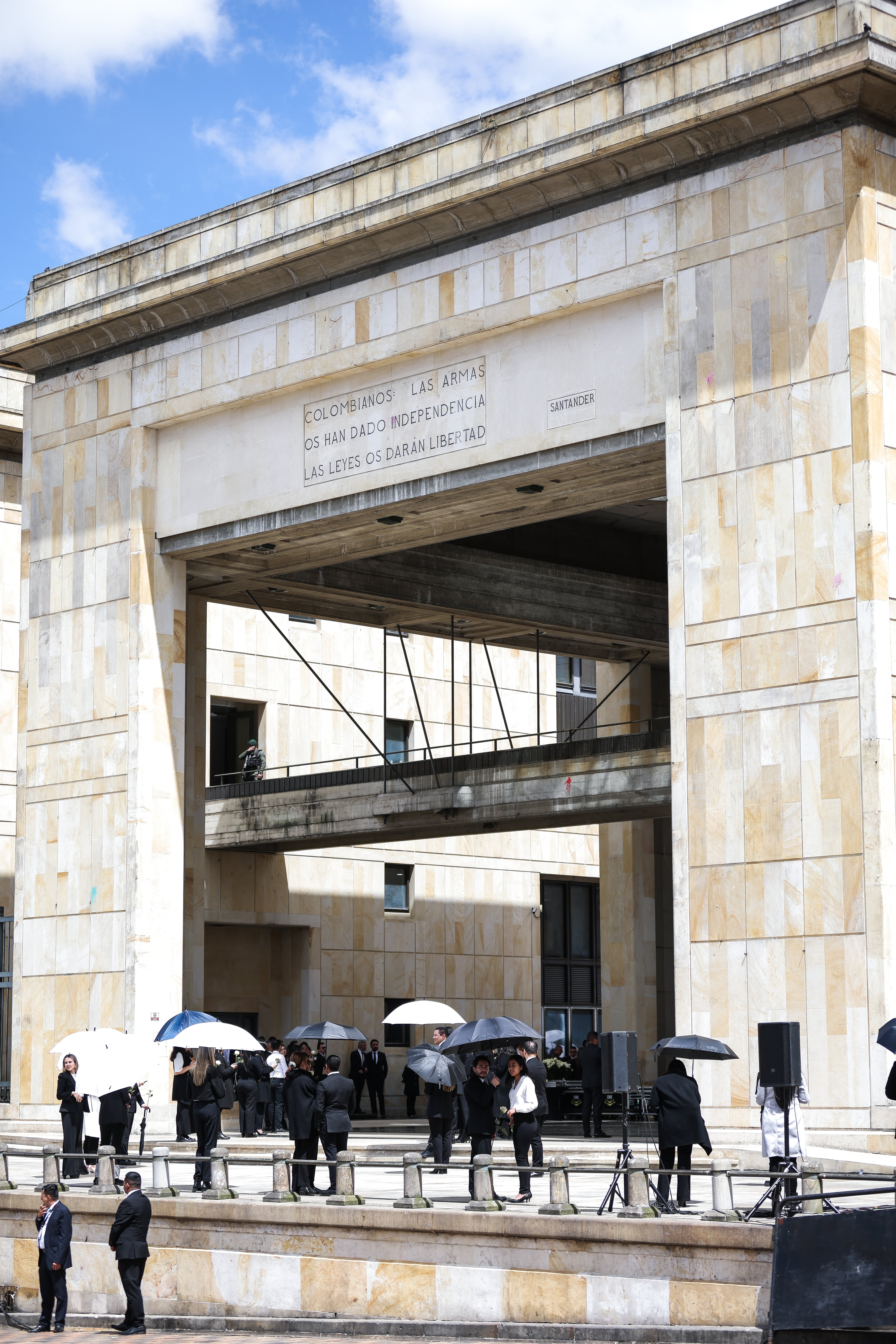 Palacio de Justicia. Conmemoración de 40 años de la toma. Bogotá, 7 de noviembre de 2025.
