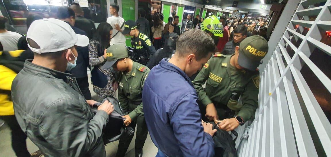 Operativos en TransMilenio