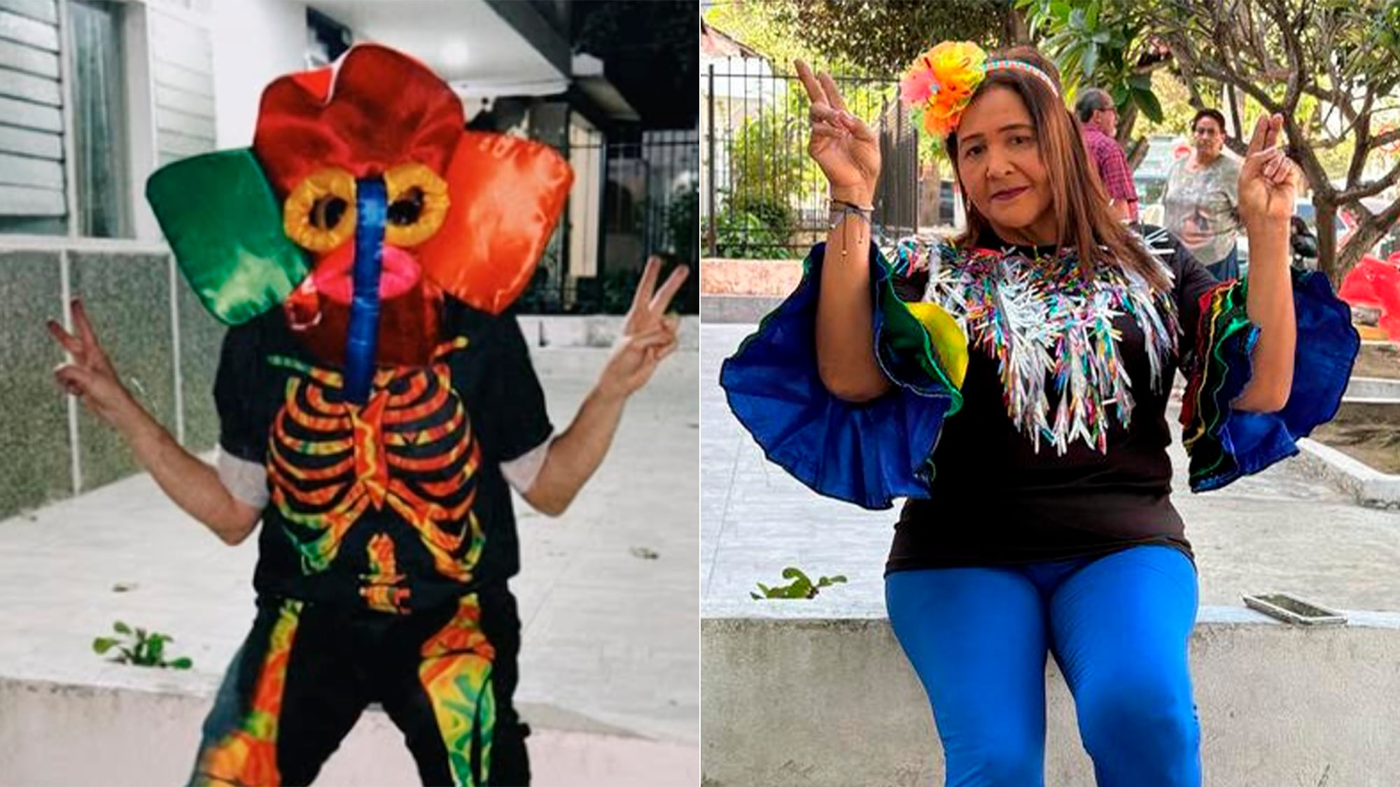 Shakira se gozó la Guacherna camuflada con un disfraz de muerte