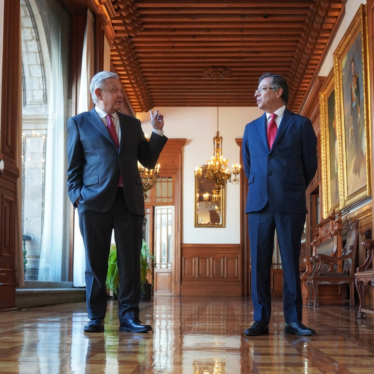 Presidente Gustavo Petro y Andrés Manuel López Obrador