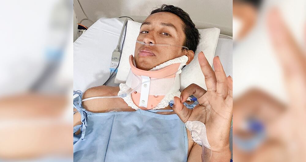 Egan Bernal tuvo un 95 por ciento de probabilidades de quedar cuadripléjico y hasta de perder la vida. El viernes dio su parte de victoria parcial tras superar cinco cirugías.