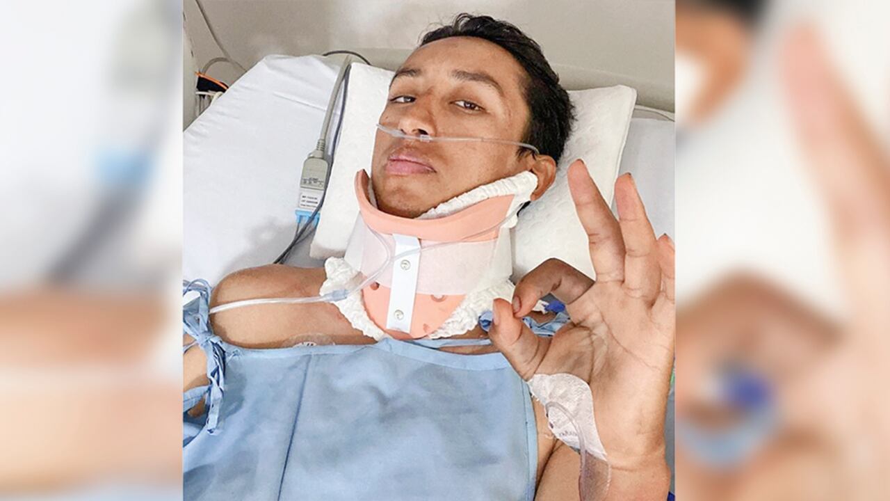 Egan Bernal tuvo un 95 por ciento de probabilidades de quedar cuadripléjico y hasta de perder la vida. El viernes dio su parte de victoria parcial tras superar cinco cirugías.