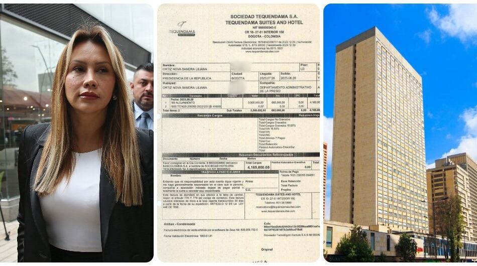 Presidencia pagó por la habitación de Sandra Ortiz en el Tequendama.