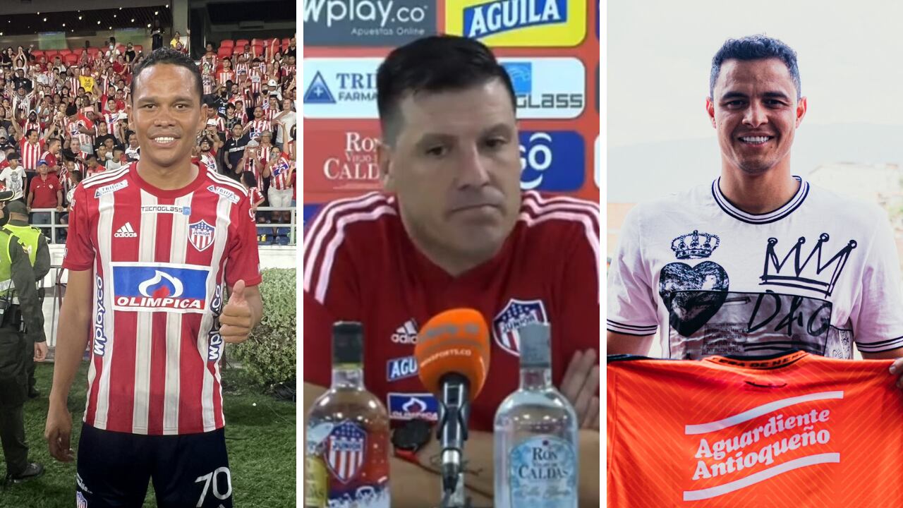 Juan Cruz Real, Carlos Bacca y Gio Moreno.