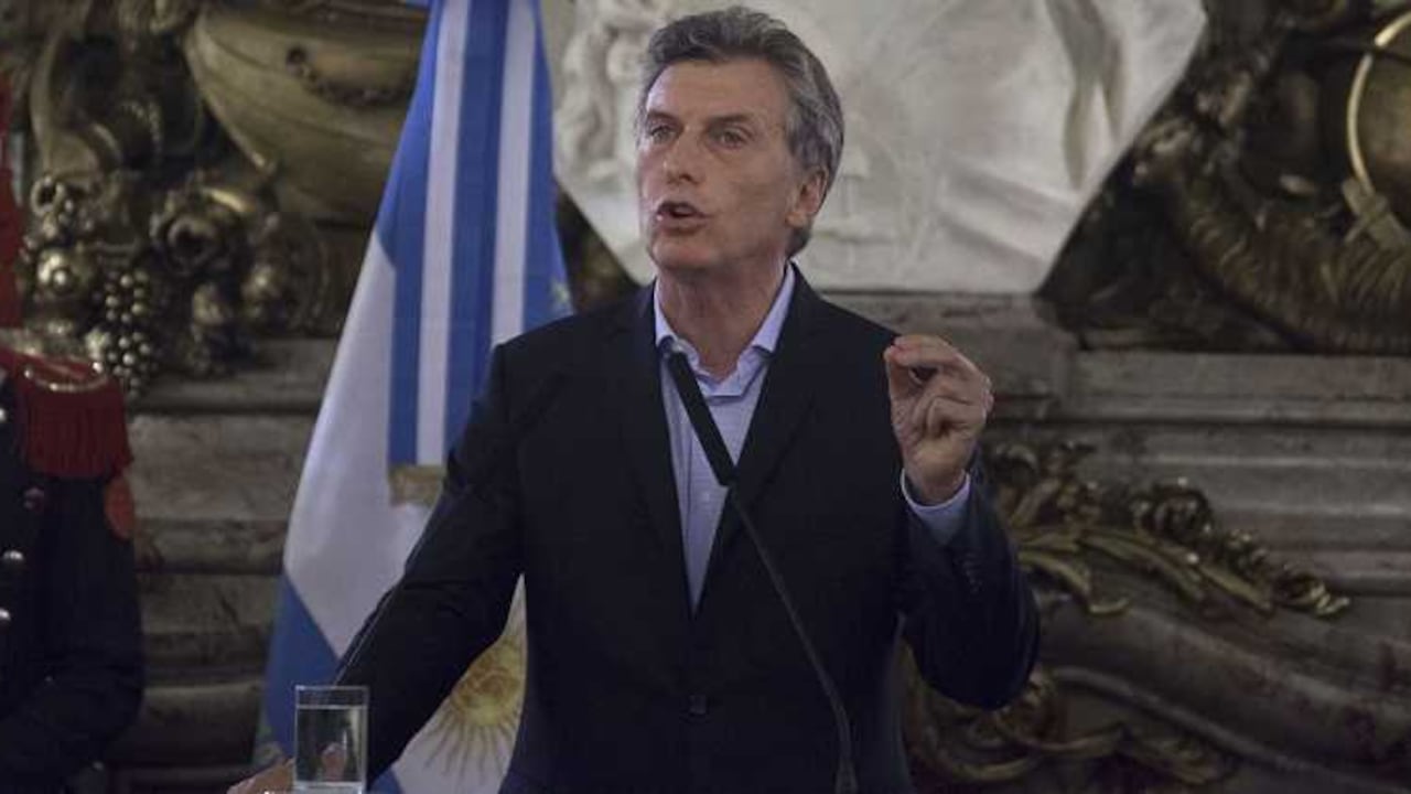Mauricio Macri, presidente de Argentina. Foto: Bloomberg