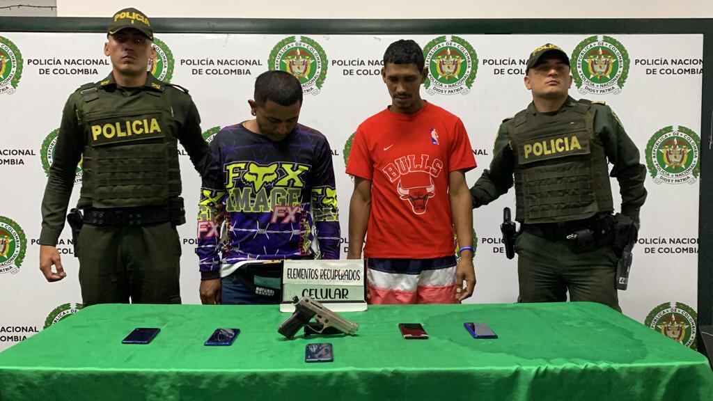 Los sujetos fueron capturados en el sector del Poblado.