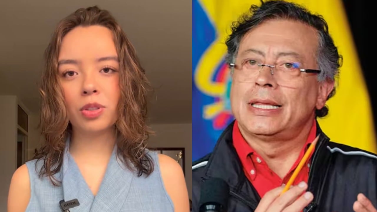 Jerome Sanabria y Gustavo Petro.
