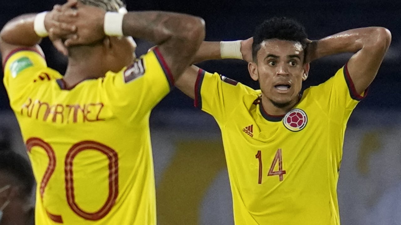 Colombia vs Ecuador / Luis Díaz y Roger Martínez