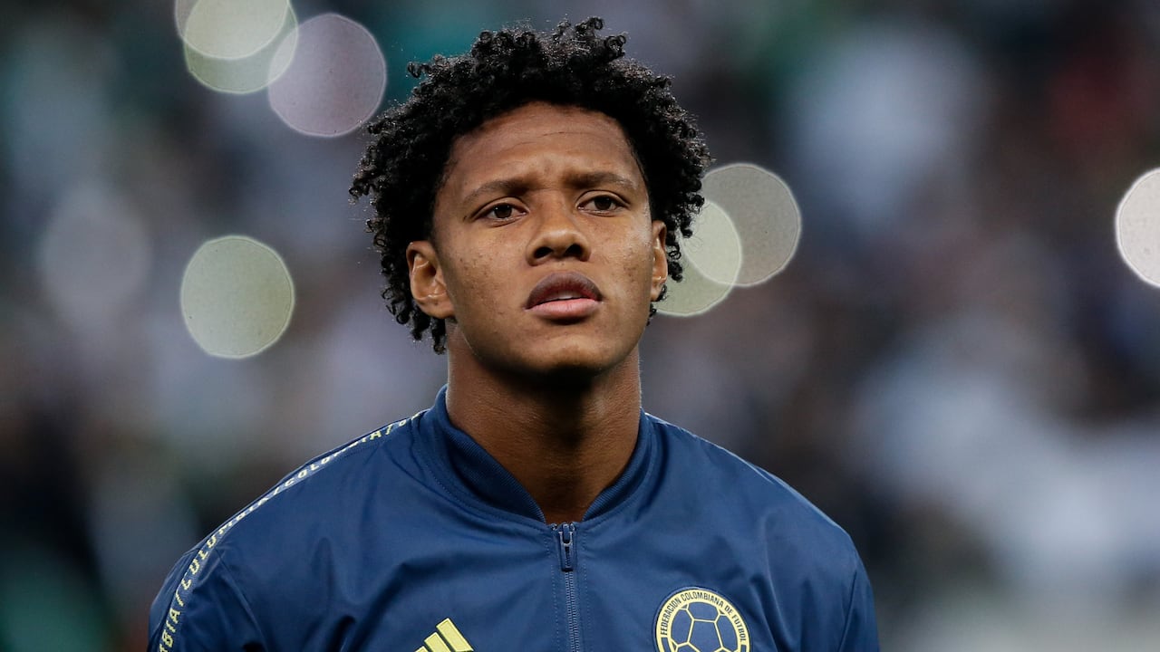 Yairo Moreno con los colores de la Selección Colombia.