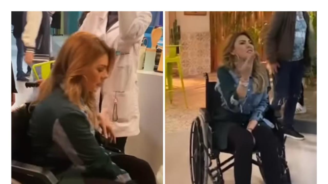 La presentadora fue traslada del set de TV a la clínica.