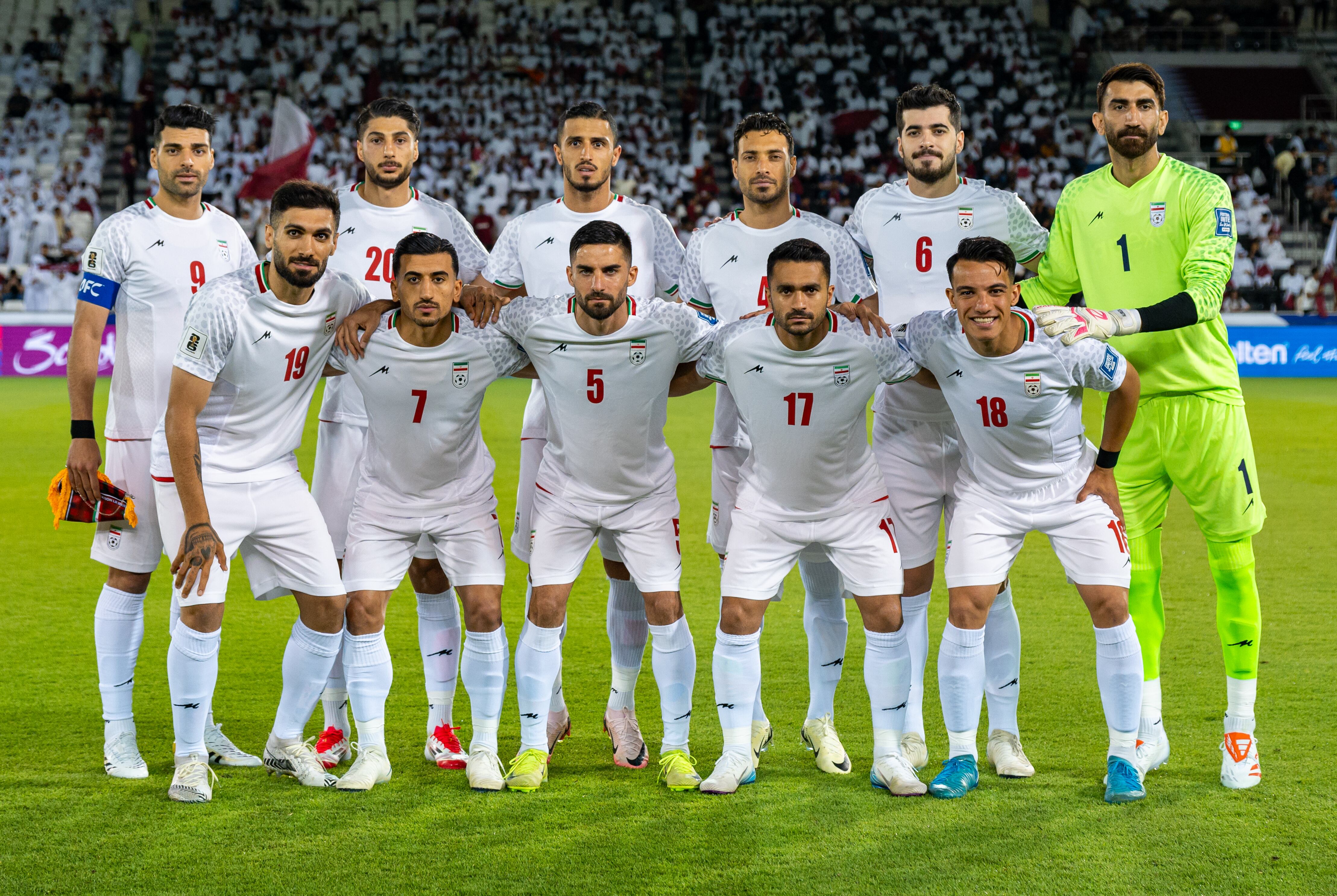 Selección de Irán en medio de las eliminatorias para el Mundial 2026