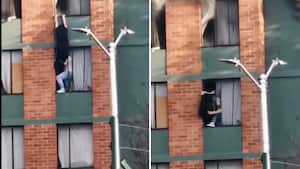 Así fue el angustioso momento del rescate de la joven.