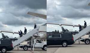 El expresidente llegó a Wisconsin tras el atentado en su contra