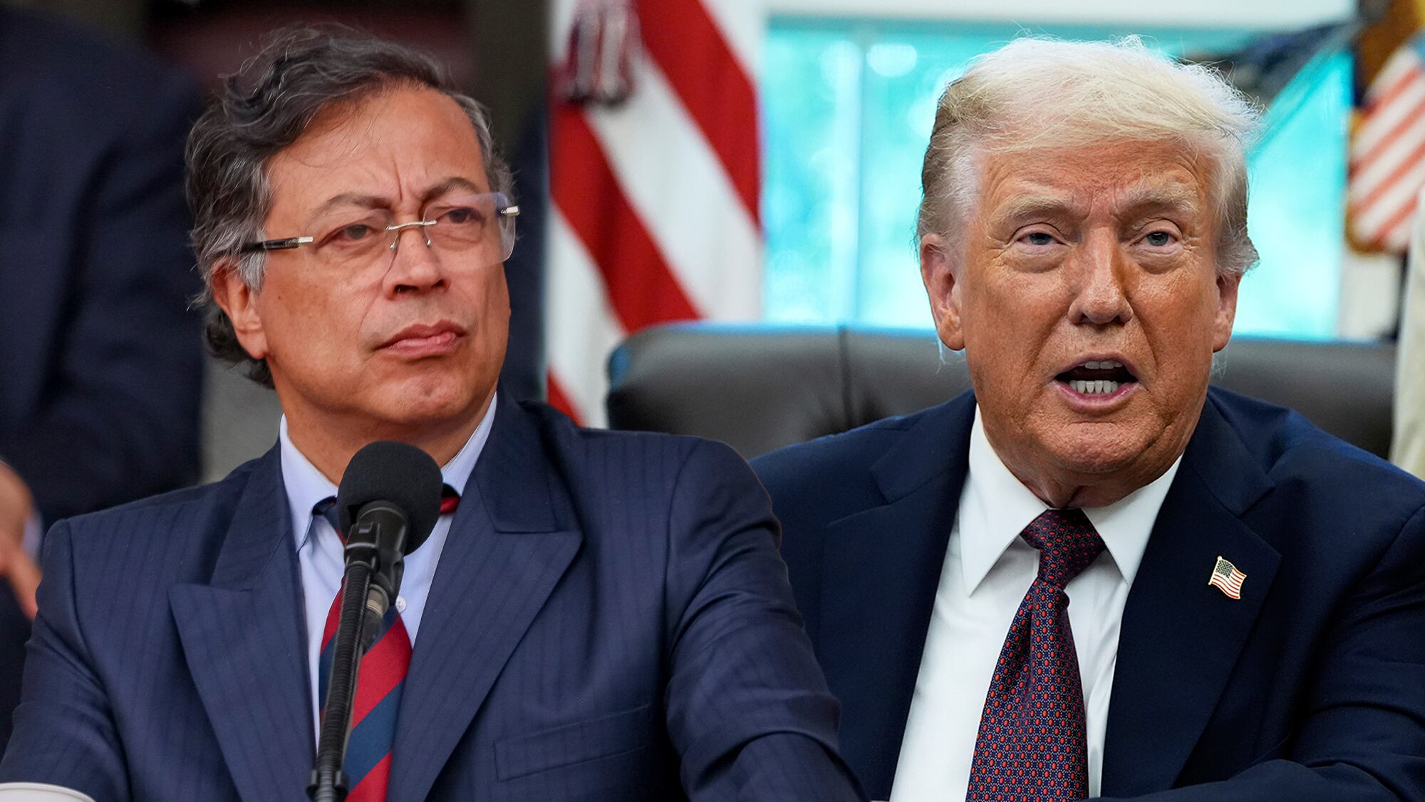 Donald Trump Gustavo Petro