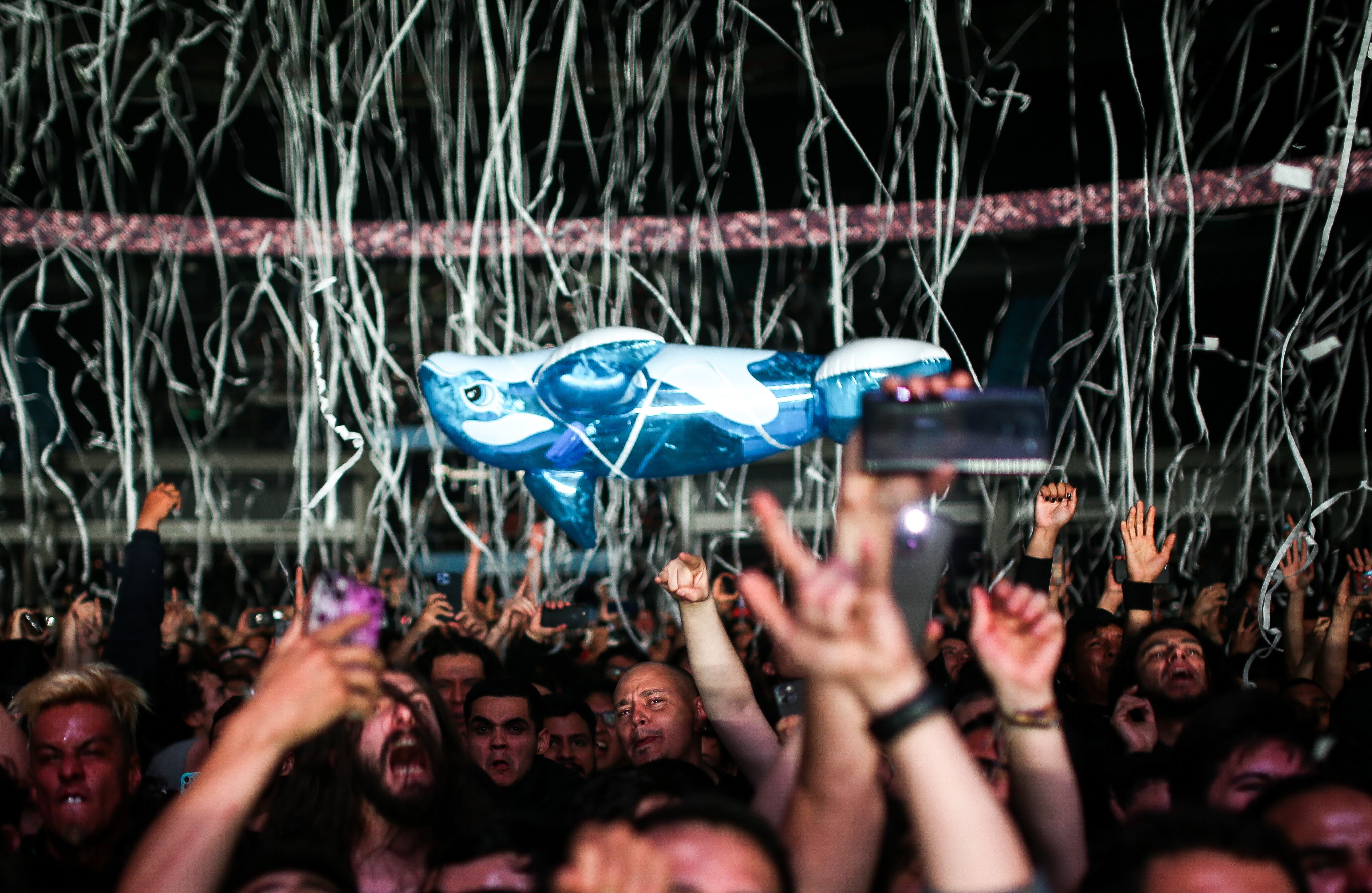 Gojira la banda francesa de death metal que se presentó en el Movistar Arena el 22 de noviembre.