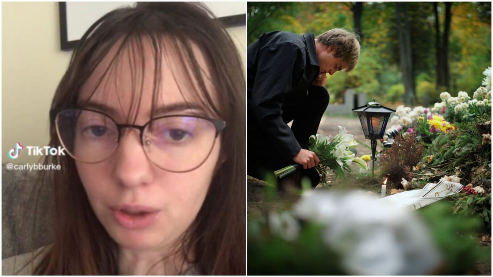 El recuerdo permanente de una exnovia fallecida fue la razón por la que una joven terminó su relación (la imagen de la derecha es de referencia).