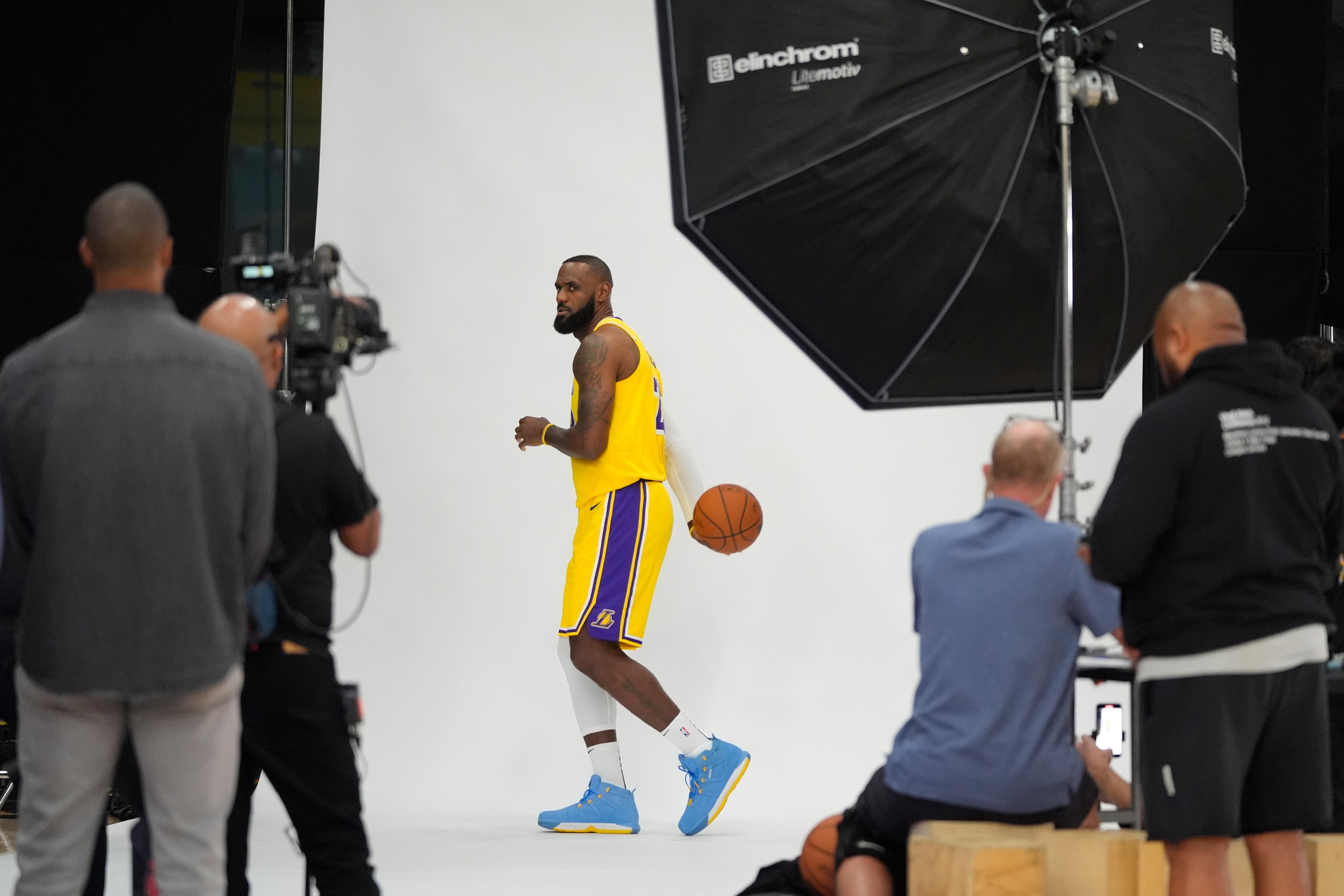 LeBron James, jugador de los Angeles Lakers de la NBA