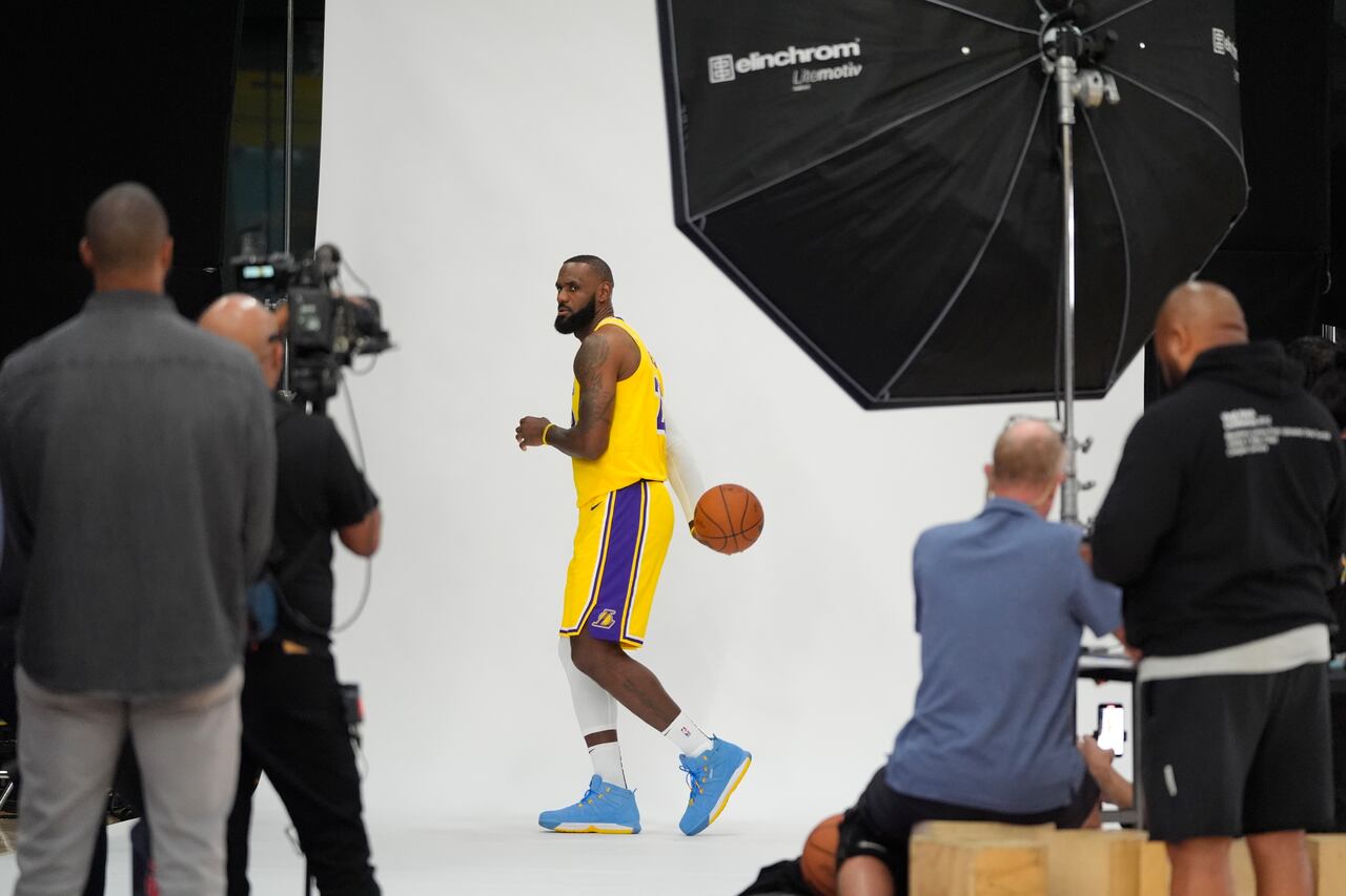 LeBron James, jugador de los Angeles Lakers de la NBA
