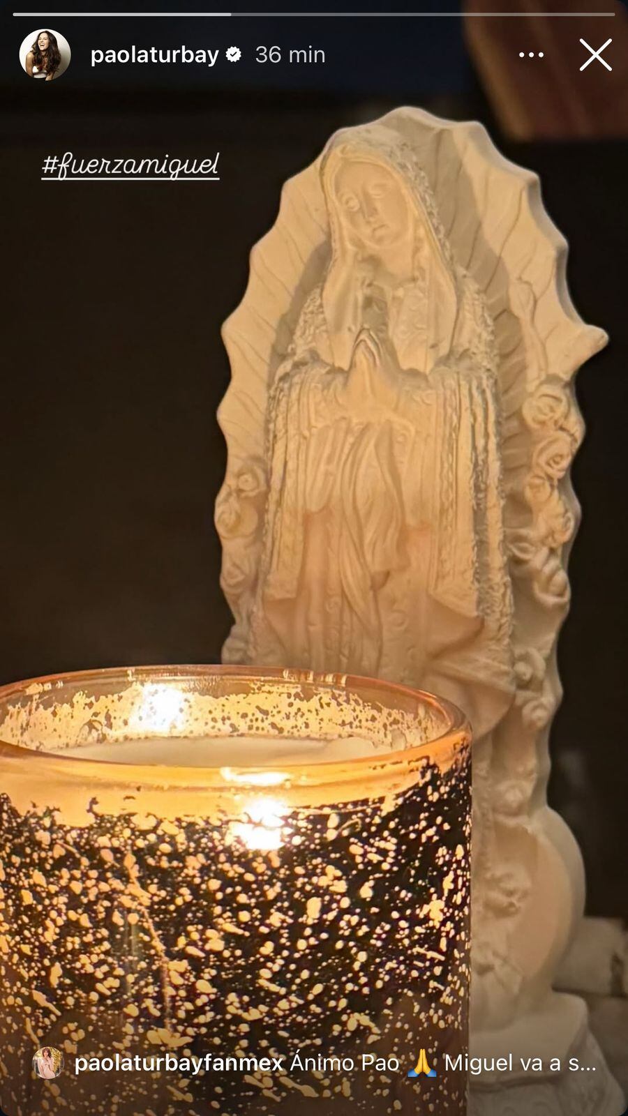 Paola Turbay mostró el apoyo incondicional que le tiene a su primo, Miguel Uribe Turbay.