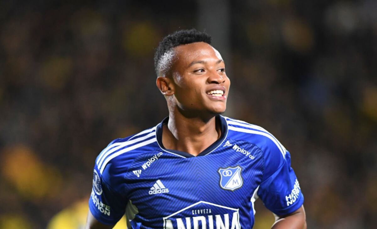 Óscar Cortés, delantero de Millonarios.