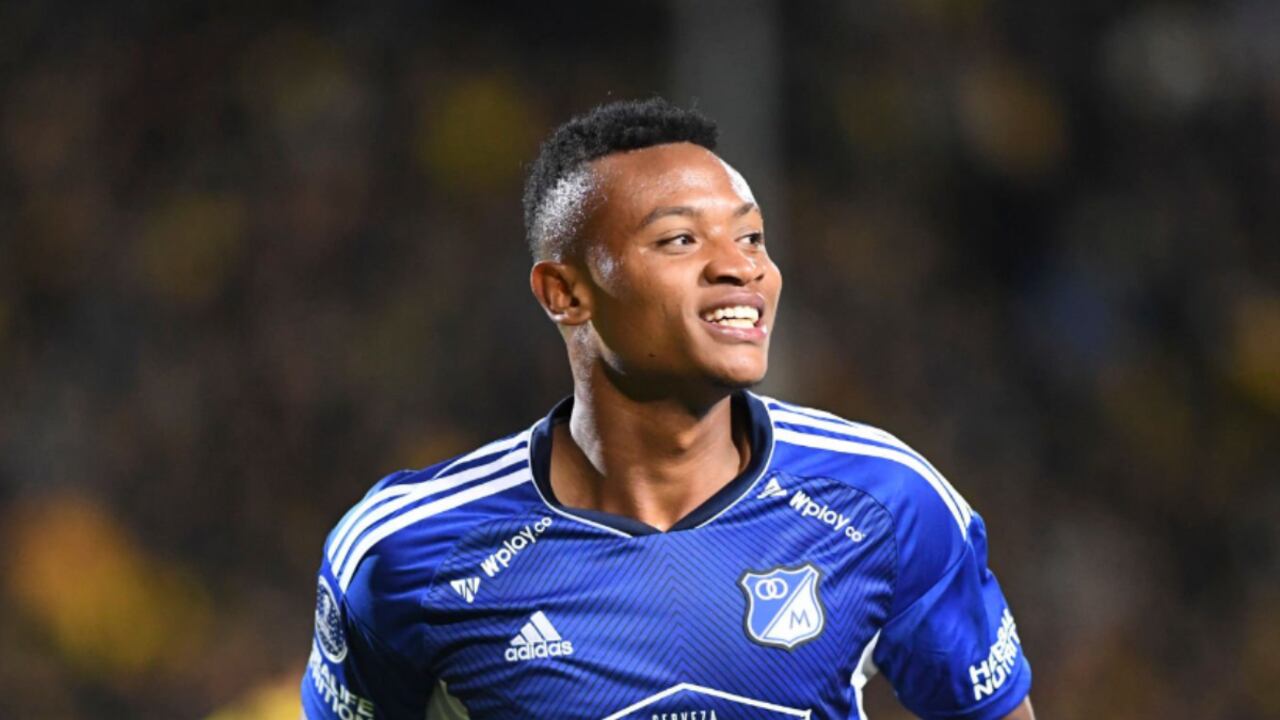 Óscar Cortés, delantero de Millonarios.