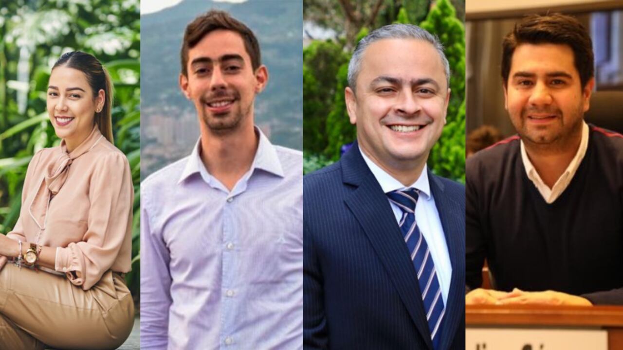 Andree Uribe; Juan Carlos Upegui; Juan Camilo Restrepo; Simón Molina.