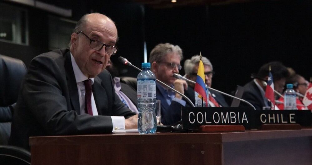 El canciller Álvaro Leyva habló de la paz total en la 52 Asamblea General de la OEA.