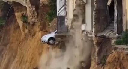 Impactantes imágenes tormenta Harry