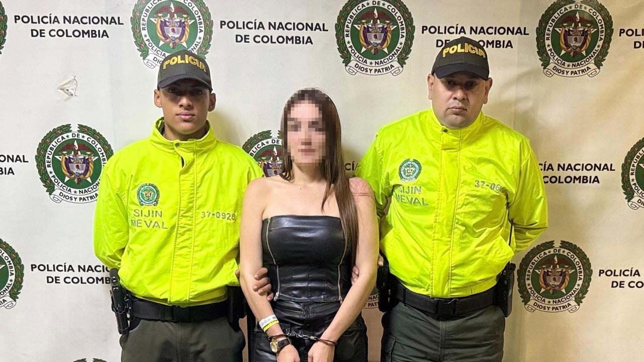Las autoridades presentaron en Medellín a la presunta reina de la escopolamina