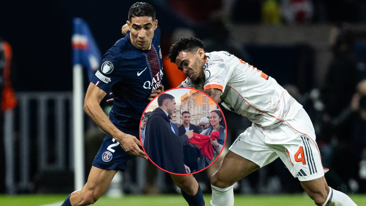 Viral aparición de Hakimi en los premios de la CAF.