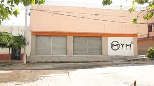 Fachada del gimnasio de Esneider Murillo.