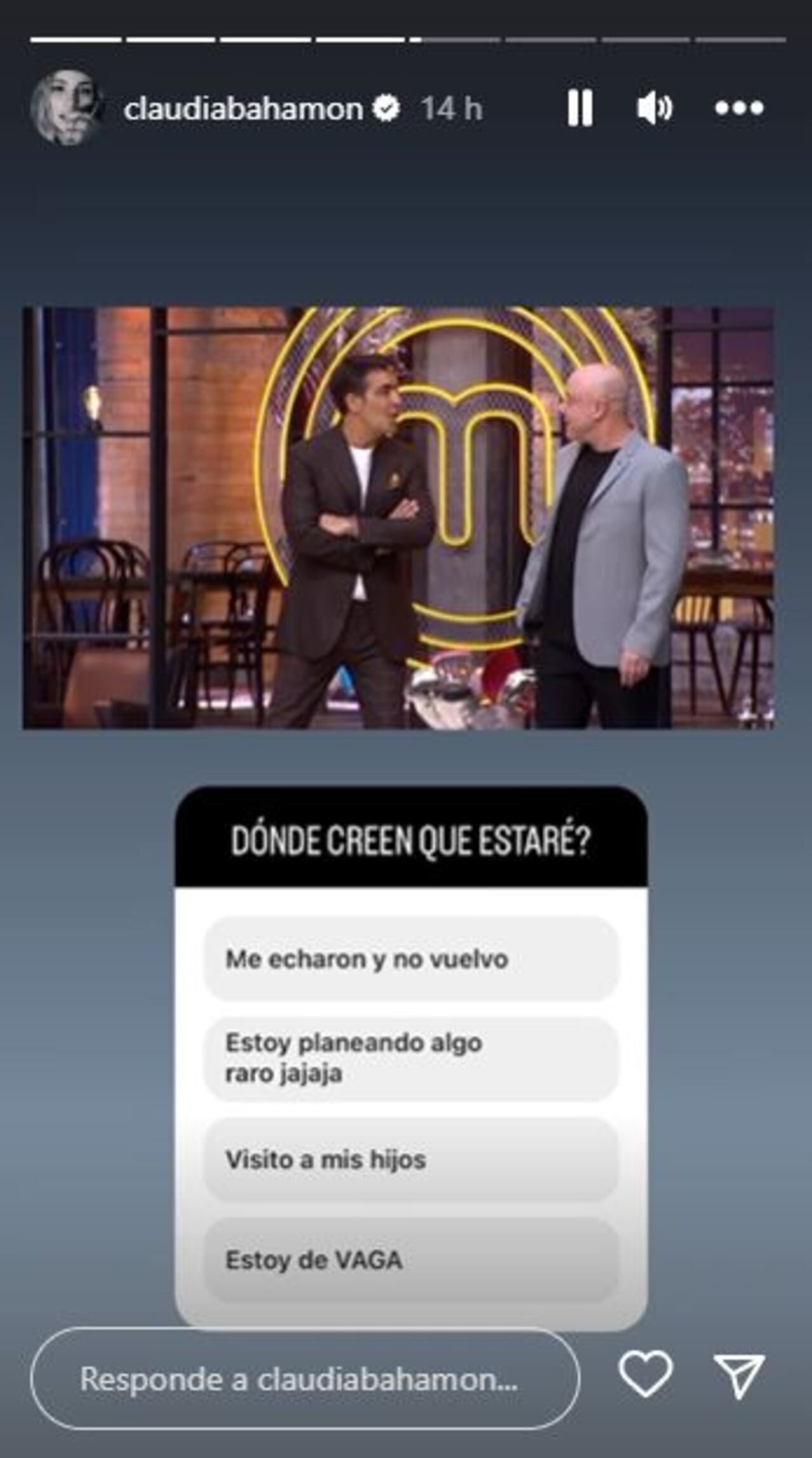La presentadora no estuvo en el programa del 20 de junio y 'reaccionó' en redes sociales.