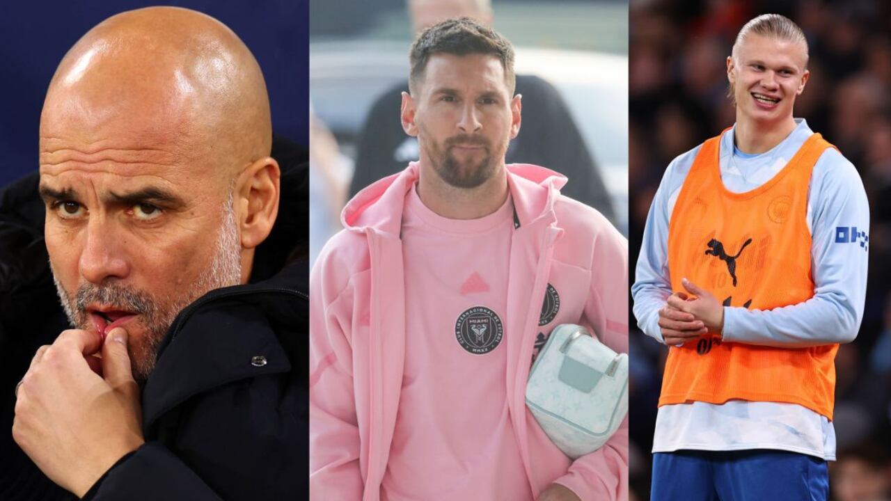 Guardiola habla de Haaland.