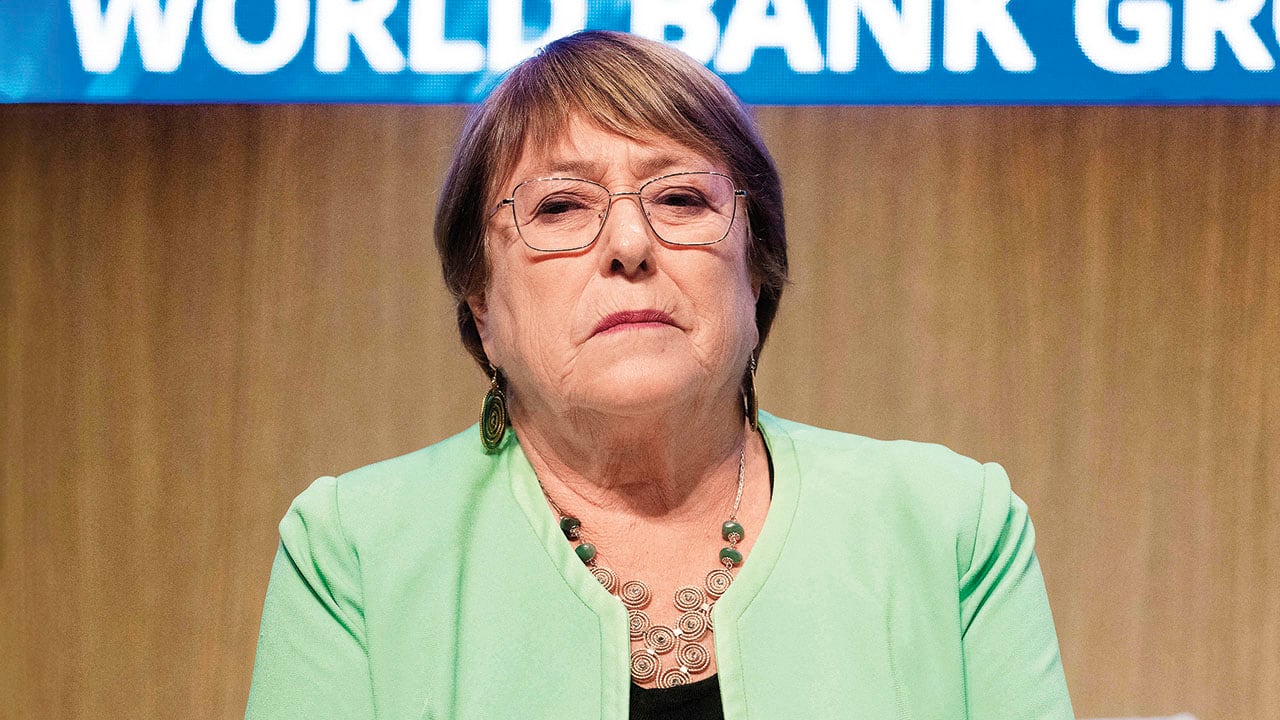 Michelle Bachelet, expresidenta de Chile.