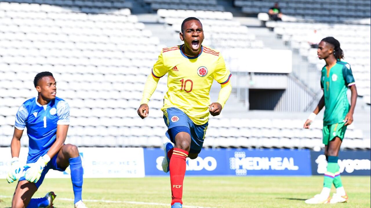 Alexis Castillo Manyoma abrió el marcador para Colombia frente a Comoras