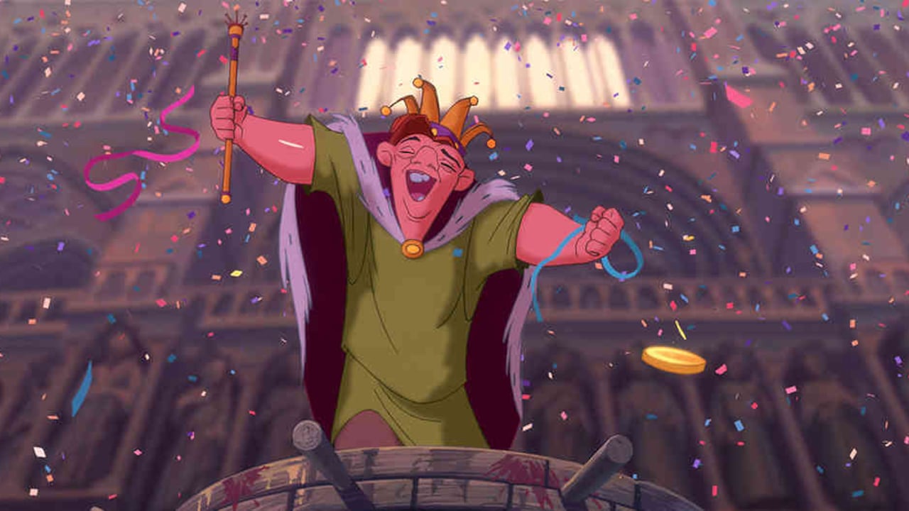 Quasimodo y Esmeralda, protagonistas de la novela ‘Nuesta Señora de París’ de Víctor Hugo, que inspiró la película de Disney.