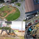 Las obras del intercambio vial de Mayorca generan cambios temporales en la movilidad del sur de Antioquia.