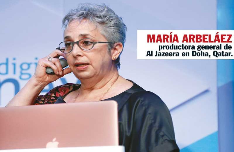 “Los medios internacionales informan la noticia del lanzamiento de un misil. Al Jazeera cuenta en dónde cayó, los daños que causó y a quiénes afectó ese misil” 