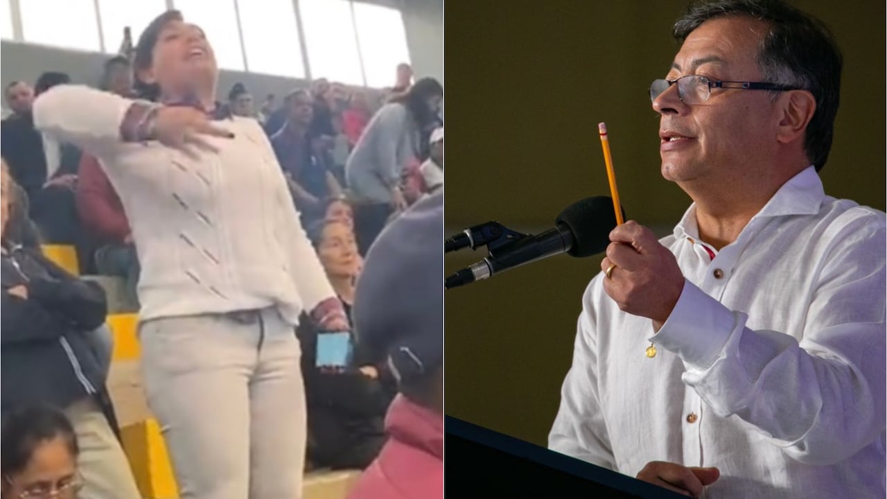 Abucheo a Petro en Suba.