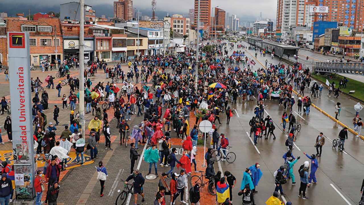 La marcha es convocada por líderes del Pacto Histórico y por las centrales sindicales que respaldan a Gustavo Petro.