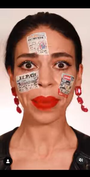 La cantante Shakira compartió el video de Camila en sus historias de Instagram. Foto: Instagram @nobodyisugly.