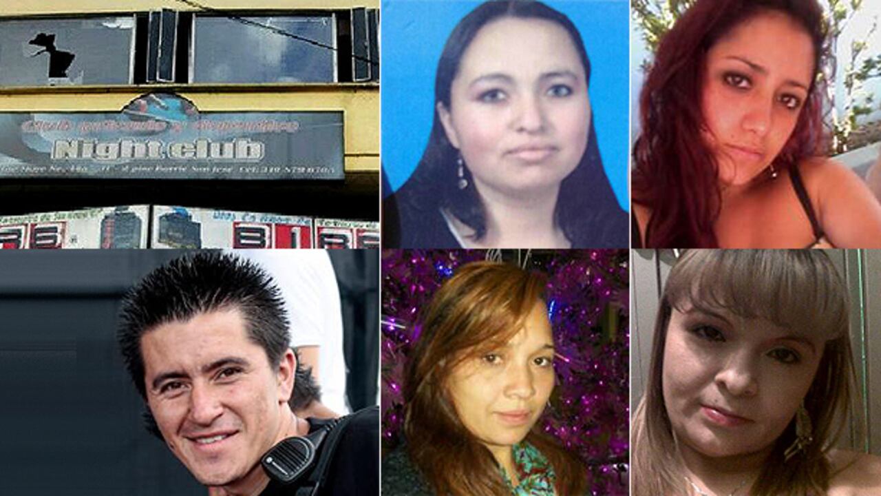 Estas son las víctimas.