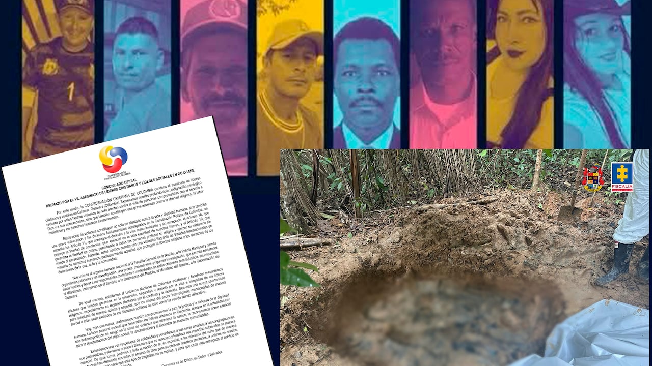 COMUNICADO OFICIAL
RECHAZO POR EL VIL ASESINATO DE LÍDERES CRISTIANOS Y LÍDERES SOCIALES EN GUAVIARE