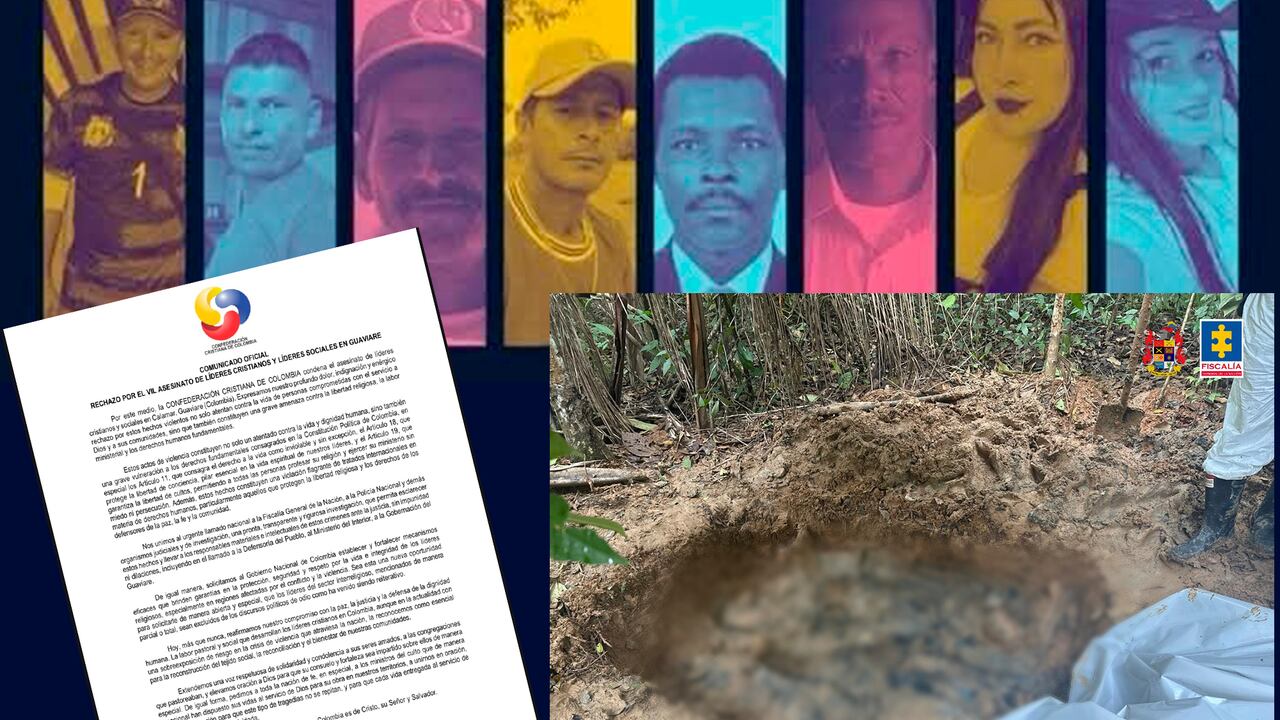 COMUNICADO OFICIAL
RECHAZO POR EL VIL ASESINATO DE LÍDERES CRISTIANOS Y LÍDERES SOCIALES EN GUAVIARE